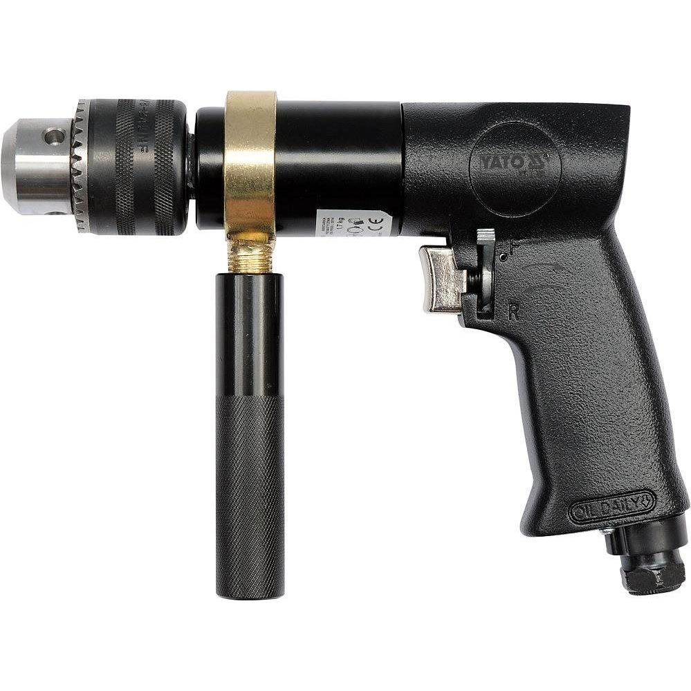 Yato Air kézi fúrógép 10 mm, 1/4", 198 l/min, 1,7 kg (5906083097027)