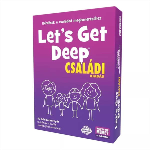 What Do You Meme Let's Get Deep Családi kiadás 250 kártyás társasjáték