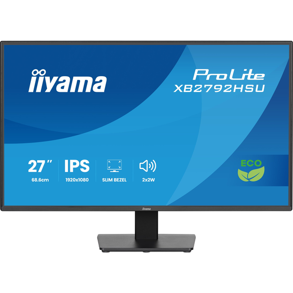 iiyama ProLite X2792HSU-B1 computerskærm 68,6 cm (27") 1920 x 1080 pixel Fuld HD LED Sort