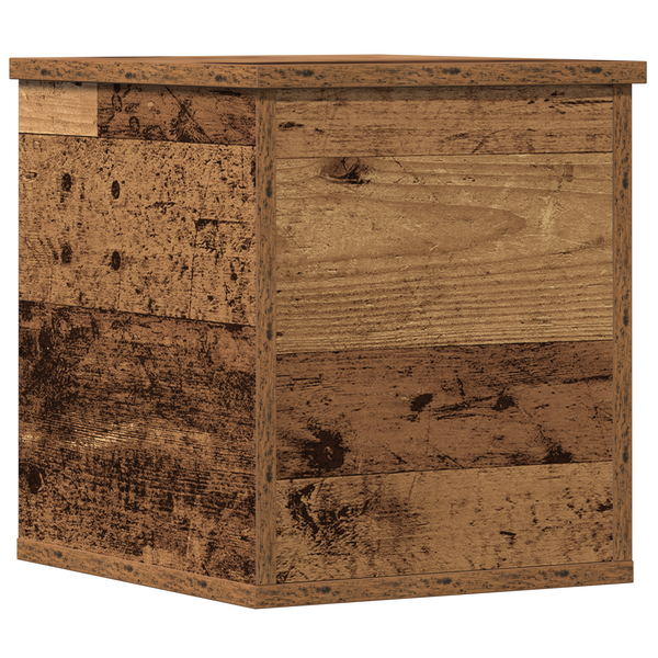 Ladă depozitare cu capac, lemn vechi 30x35x35 cm lemn prelucrat