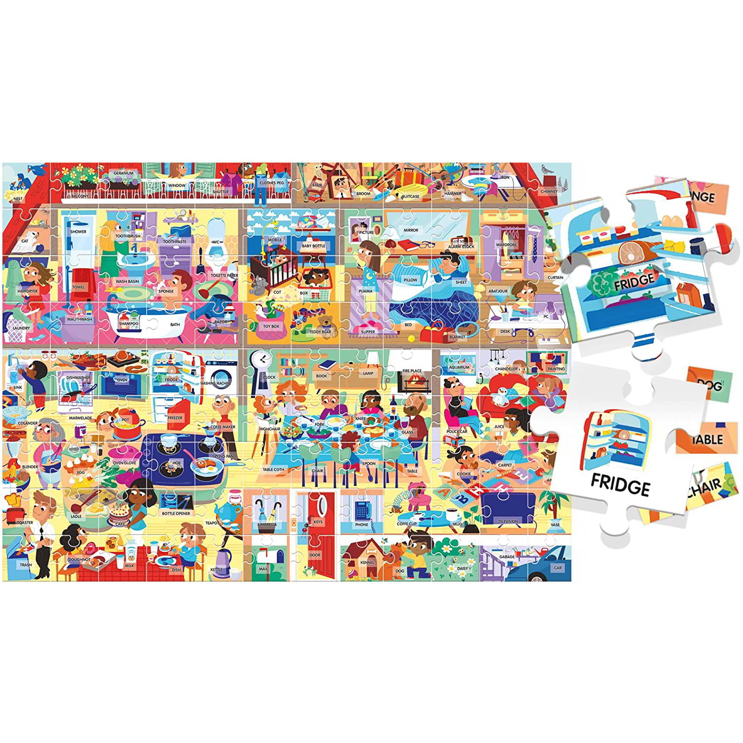 Headu: Tanulj könnyen angolul Otthon logikai puzzle (IT23158)