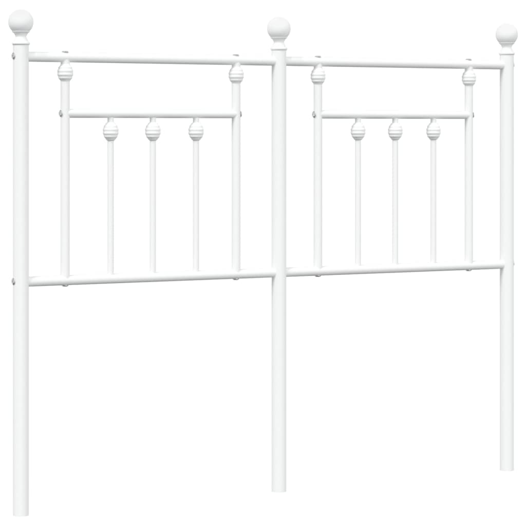 fehér fém fejtámla 120 cm (353617)