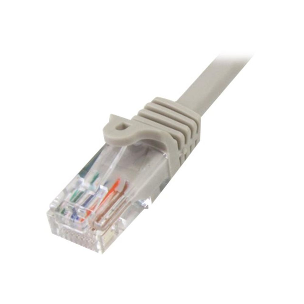 StarTech.com 45PAT1MGR netværkskabel Grå 1 m Cat5e U/UTP (UTP)