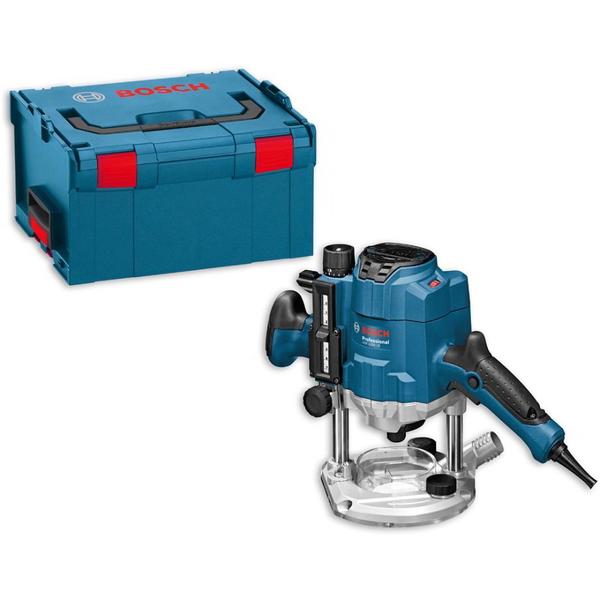 Bosch GOF 1250 CE Zwart, Blauw 24000 RPM 1250 W
