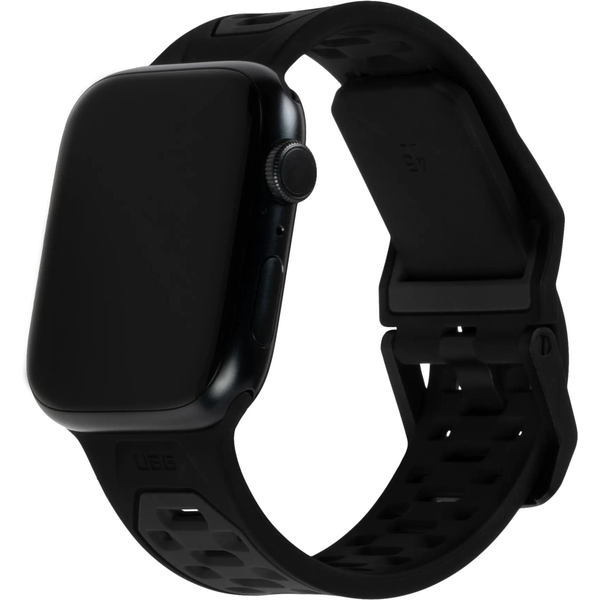 Силиконова каишка UAG Civilian Strap, съвместима с Apple Watch 4/5/6/7/8/SE/Ultra 42/44/45/49 мм черен