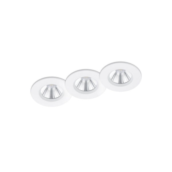 Spoturi, Trio, Metal, LED, Alb