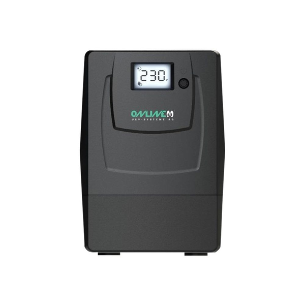 UPS без управление, ONLINE USV, 480 Watt, 800 VA, Черен