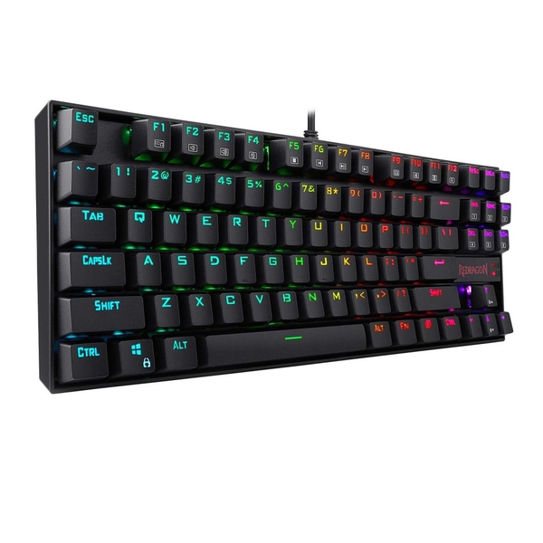 Redragon Kumara RGB Backlit Mechanical Gaming Keyboard Blue Switches Black HU (K552RGB-1_BLUE_HU)