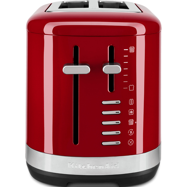 KitchenAid 5KMT2109EER 7 2 skive(r) 980 W Sort, Rød, Rustfrit stål