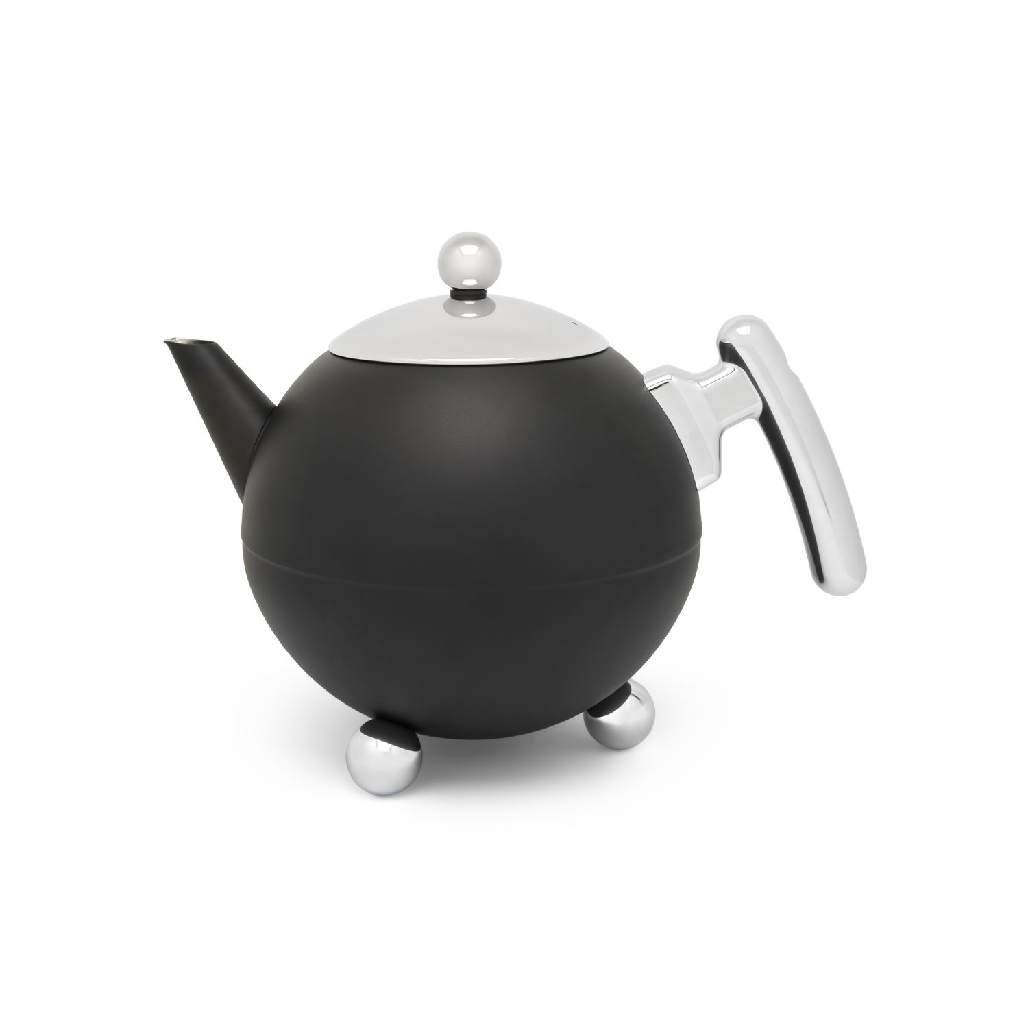 Bredemeijer Duet Bella Ronde 1.2L Teáskanna - Fekete (101006)