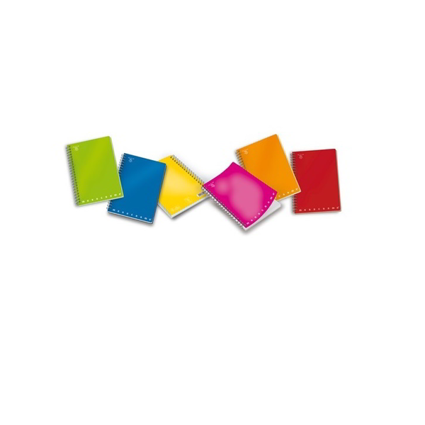 Тетрадка Pigna monocromo a5 70 страници със спирала с редове