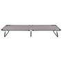 szürke összecsukható acél napozóágy