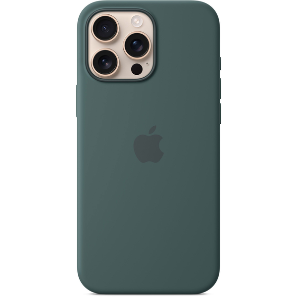Apple iPhone 16 Pro Max MagSafe zöld szilikon tok bontott