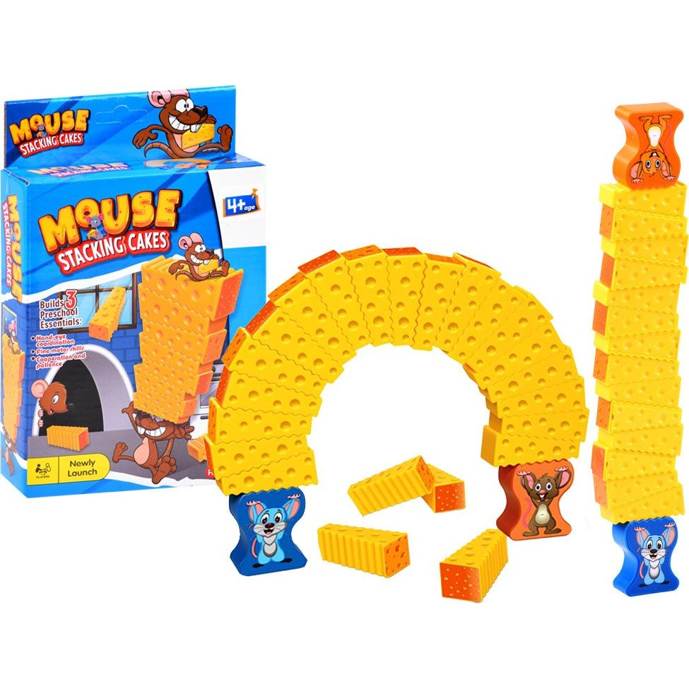 Jokomisiada Egér Sajtos Torony Ügyességi Játék GR0499 (GR0499)