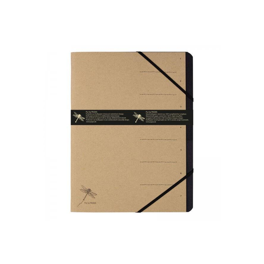 PAGNA Ordnungsmappe 7 Fächer Pur 1-7 natur 1Stk (40060-11) (40060-11)
