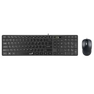 Комплект клавиатура и мишка Genius SlimStar C126, Черен
