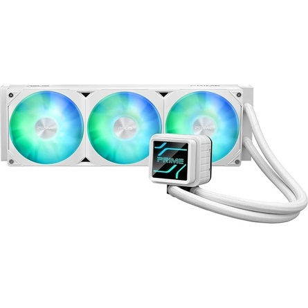 ASUS Prime LC 360 ARGB White Edition Процесор Комплект водно охлаждане 12 см Бяла 1 броя