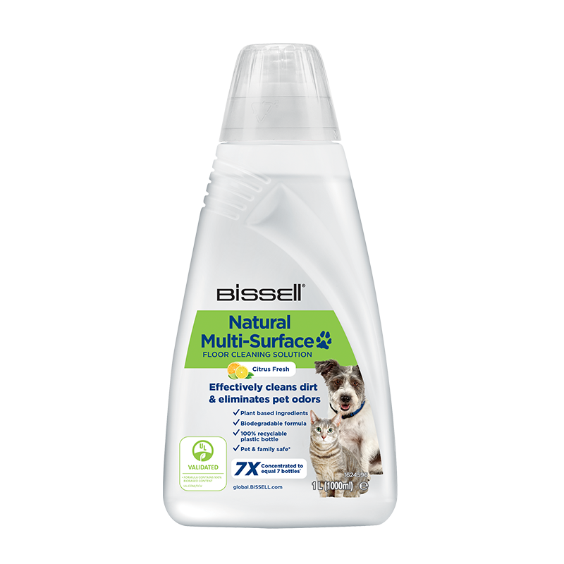 Bissell Natural Multi-Surface Pet padlótisztító oldat (1L) (3122)