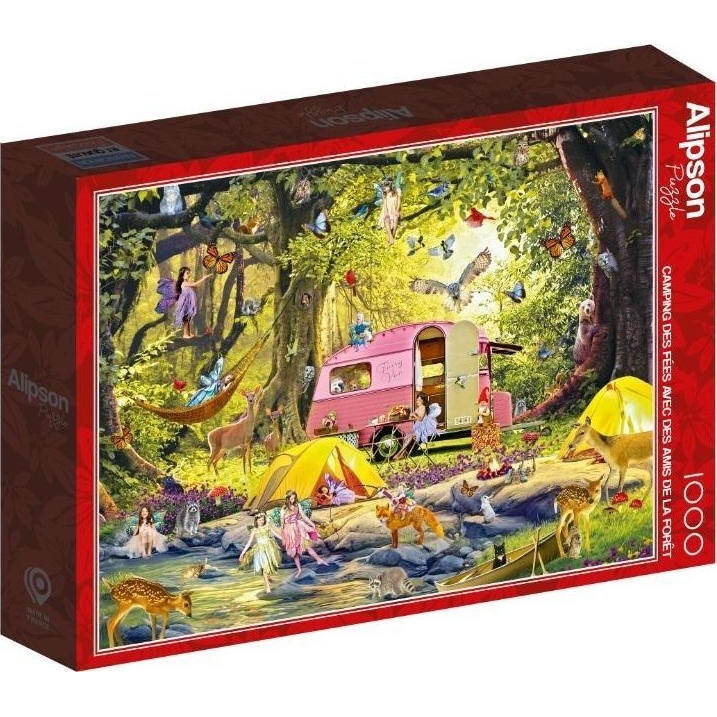 Alipson 1000 db-os Puzzle - Fairy Campsite with Friends Of The Forest (50050) (3770001500508)
