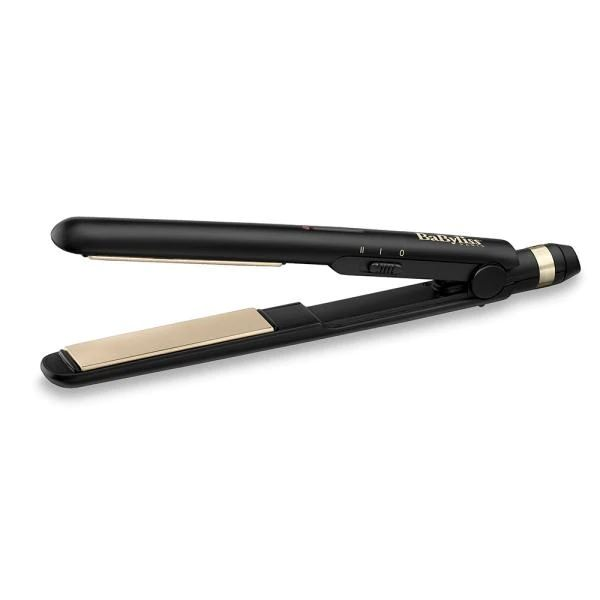 Преса за коса BaByliss ST089E Ceramic Straight, Керамични плочи 24x95 мм, 230 градуса, Черен/Крем