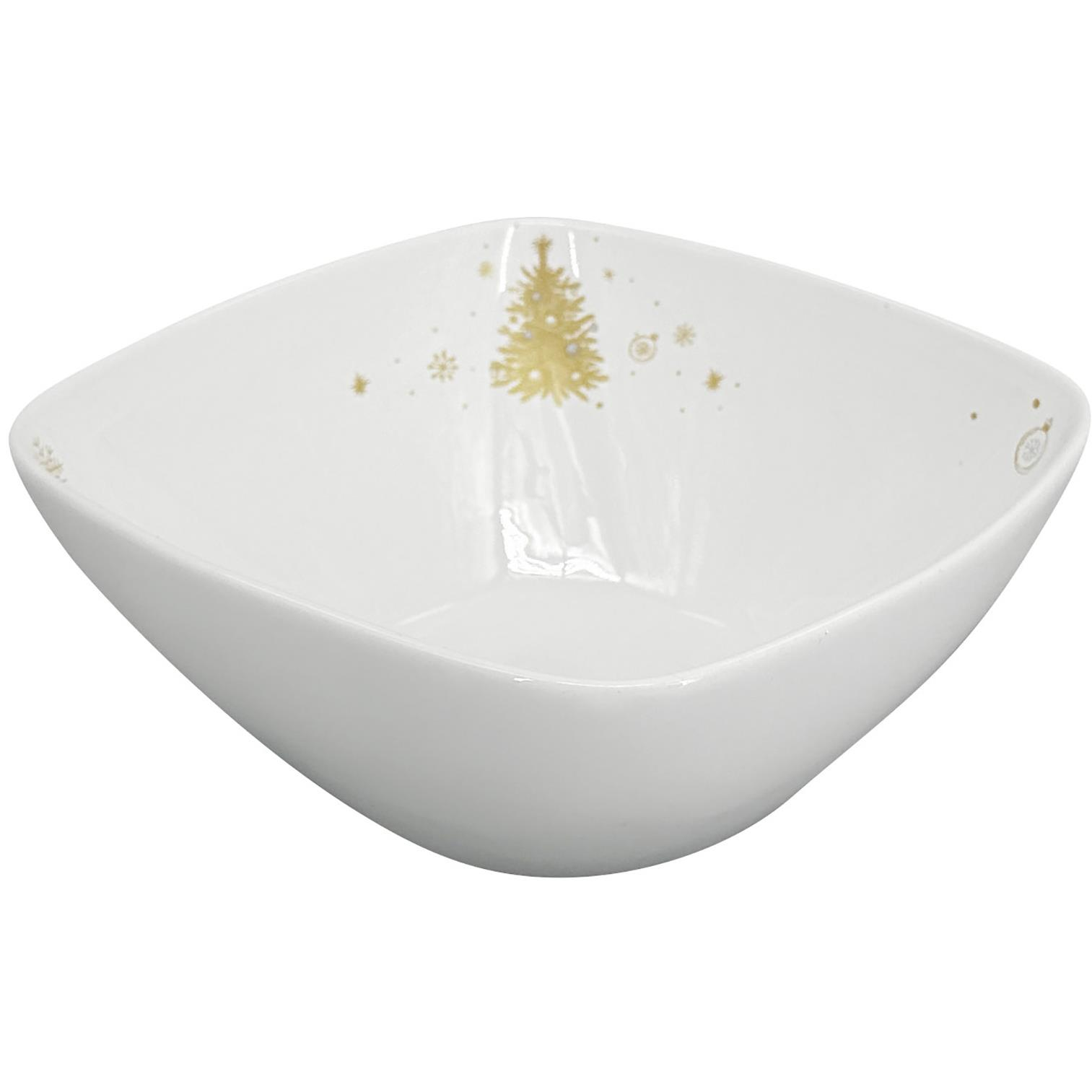 by inspire Quadro Karácsonyi tál - arany, 21×9 cm (8758-00-82)