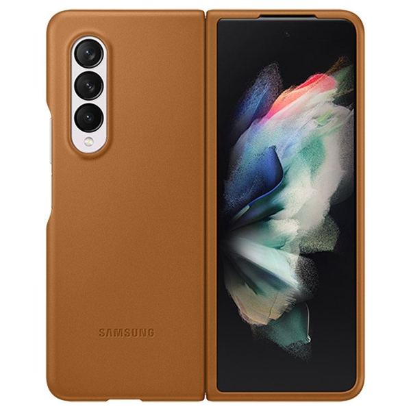 Samsung Galaxy Z Fold3 bőrtok tevebarna (EF-VF926LAEGWW)