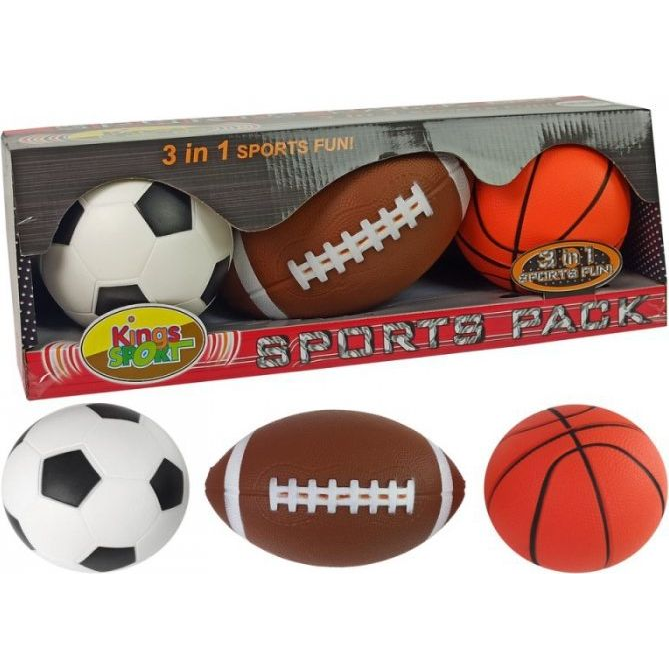 Puha Sportlabda Készlet 3In1 9289 (9289-uniw)