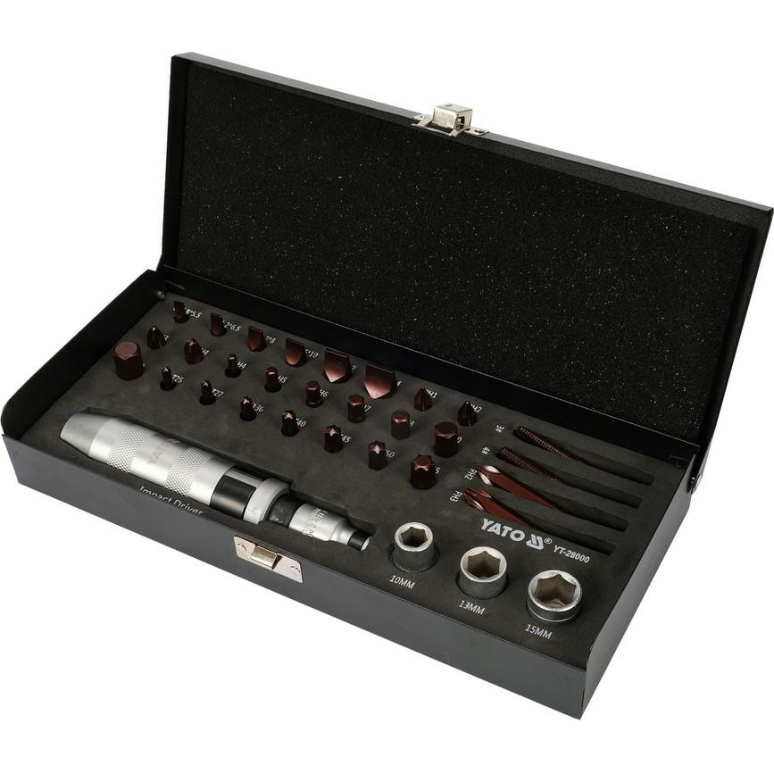 Yato YT-28000 Kézi Ütvecsavarozó készlet (32 db / csomag) (YT-28000)