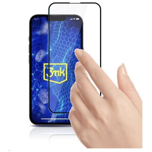 3mk HARD GLASS MAX LITE képernyővédő üveg (3D, 0.3mm, 9H) FEKETE Apple iPhone 17 Pro Max (GP-174176)