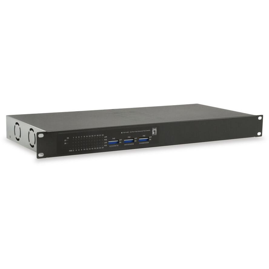LevelOne FGP-2601W150 síťový přepínač Nespravované Gigabit Ethernet (10/100/1000) Podpora napájení po Ethernetu (PoE) Černá (FGP-2601W150)