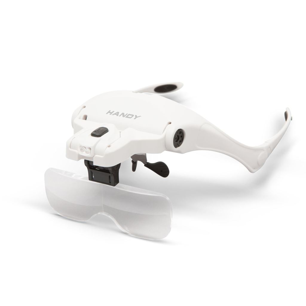 Handy fejpántos nagyító LED világítással lencse szettel (10792) (han-10792)