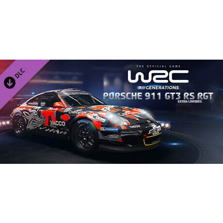 WRC Generations - Porsche 911 GT3 RS RGT Extra liveries DLC (PC - Steam elektronikus játék licensz)