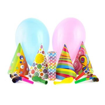 Godan Partiszett csomag: csákó, anyósnyelv,lufi és szerpentin - többféle (PZ-BALD) (PZ-BALD)