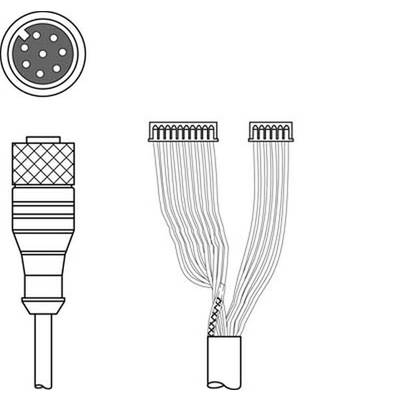 Leuze Electronic 50115050 Összekötő vezeték 1 db (50115050)