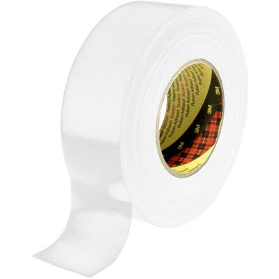 Szövetalapú ragasztószalag polietilén bevonattal, 50 m x 25 mm, fehér, 3M 389, tartalom: 1 tekercs