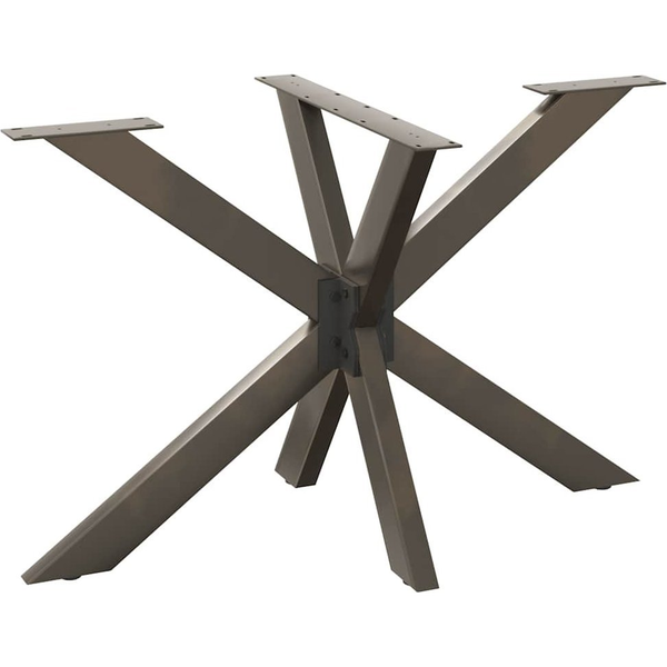 Picior de masă în formă păianjen 120x68x(72-73) cm natural oțel