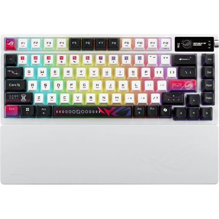 Клавиатура ASUS ROG Azoth X, унгарска подредба, бяла