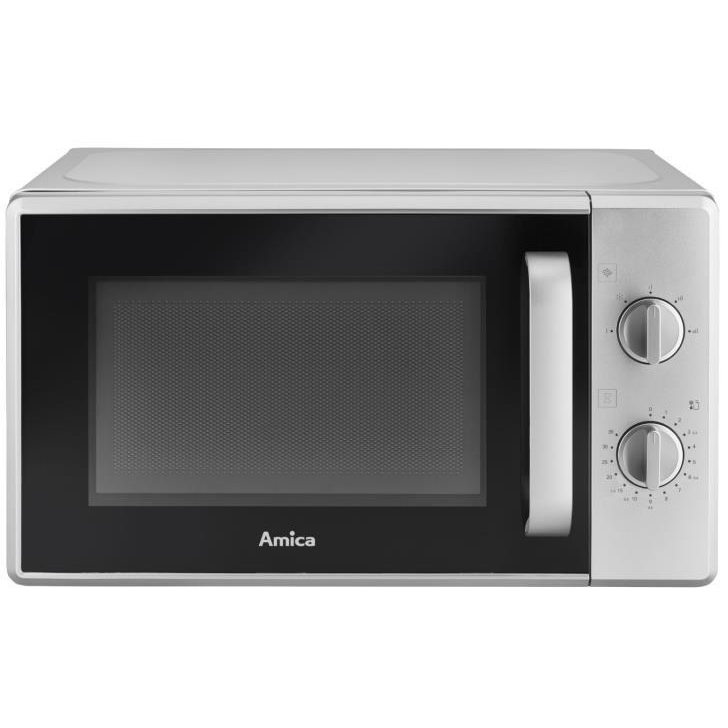 MIKROVLNNÁ RÚRA AMICA AMMF20M1S | MIKROVLNNÁ RÚRA | 700W | 20L |STRIEBORNÁ (AMMF20M1S)