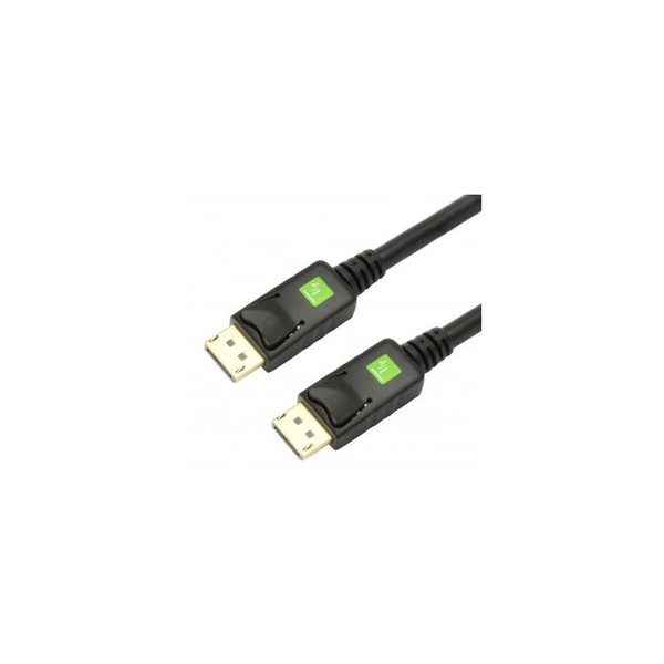Techly Audio/Video DisplayPort M/M 0.5m Black ICOC DSP-A-005 0,5 m Sort
