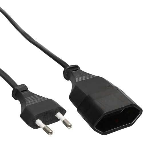 InLine 4043718113279 tápkábel Fekete 3 M C típusú hálózati csatlakozó CEE7/16 (16683S)