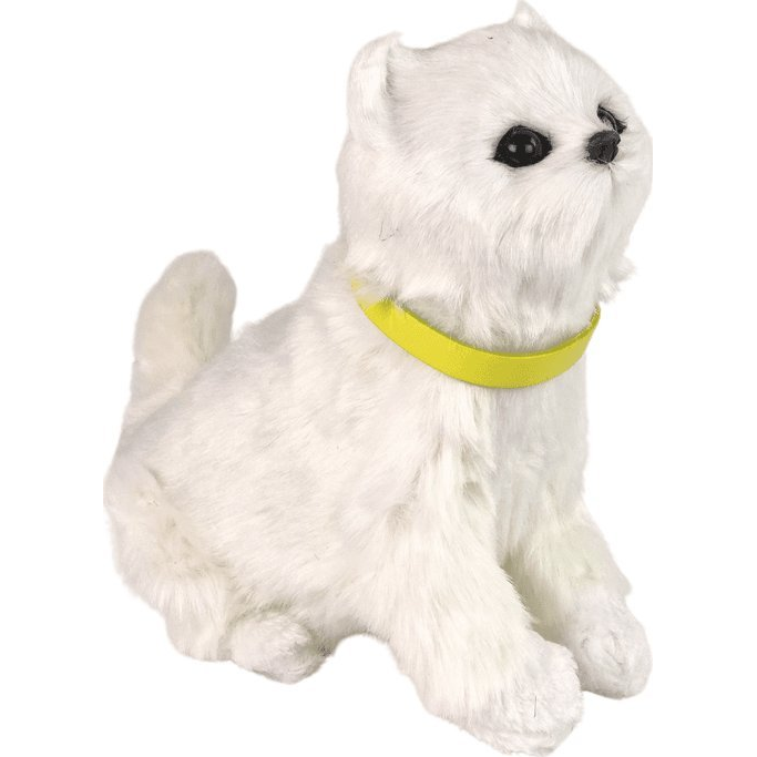 Interaktív Plüss Puha Szőrű Border Collie Kutya (12689)