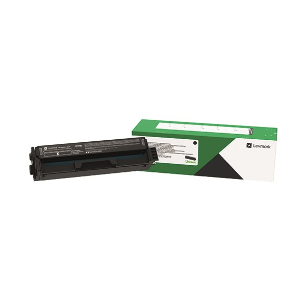 Lexmark C332HK0 tonerpatron 1 stk Sort