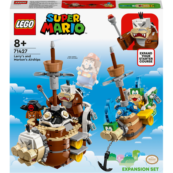 LEGO® Super Mario - Разширителен комплект - Цепелините на Лари и Мортън 71427, 1062 части