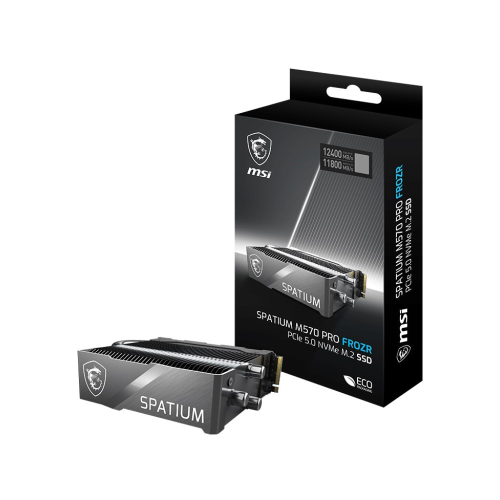 MSI SPATIUM M570 PRO PCIE 5.0 NVME M.2 2TB FROZR SSD disk PCI Express 5.0 3D NAND (S78-440Q670-P83)