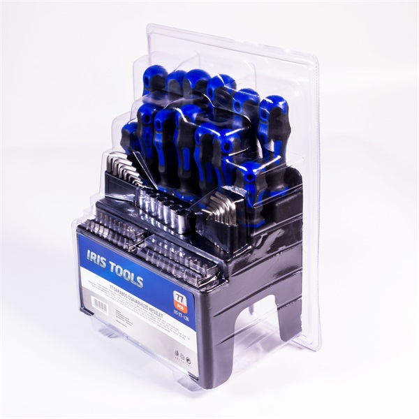 Iris Tools DT-77-126 Csavarhúzó készlet (77 db / csomag) (DT-77-126)