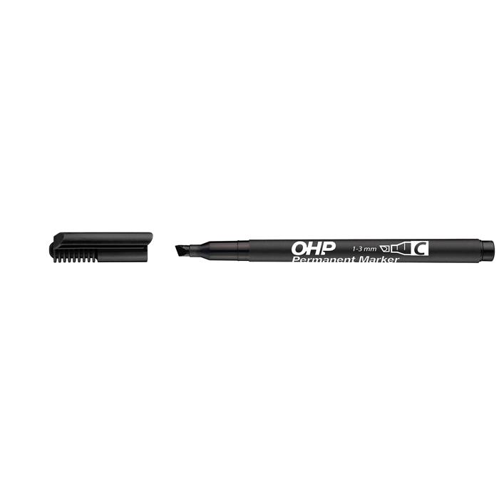 ICO OHP C 1-4 mm Alkoholos marker - Fekete (9580042004)