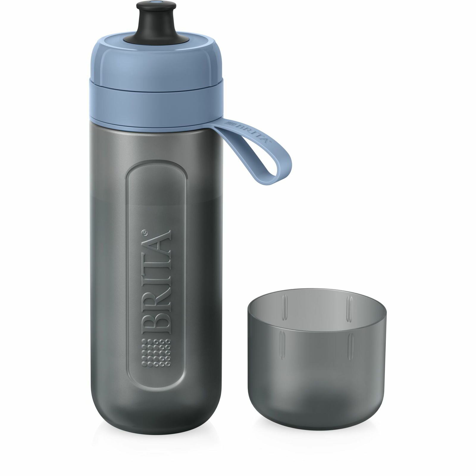 Brita Fill & Go Active Vízszűrő kulacs 0,6L Kék + 2db MicroDisc filter (128098)