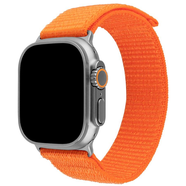 ФИКСИРАНА найлонова каишка за спортен часовник за Apple Watch Ultra 49 мм, оранжев FIXNST2-1029-OR, 245103, аксесоар за Smartwatch