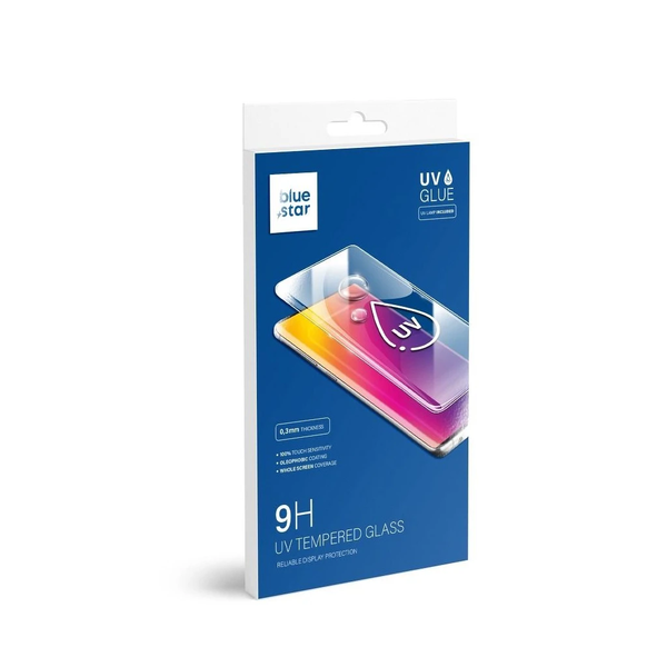 Samsung Galaxy S20 ULTRA készülékhez Blue Star UV 3D edzett üvegfólia