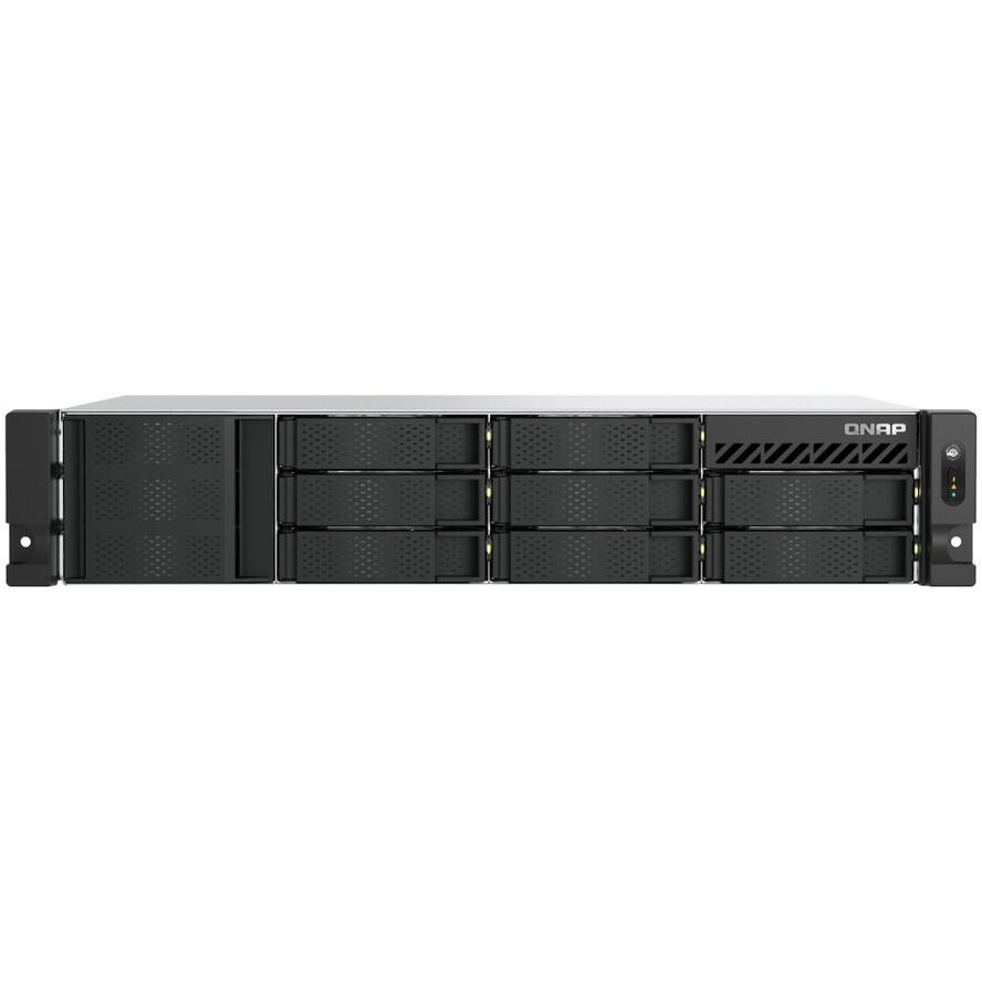 QNAP TS-855EU-8G tárolószerver Sztirol akrilnitril (SAN) Rack (2U) Ethernet/LAN csatlakozás Fekete C5125 (TS-855eU-8G)